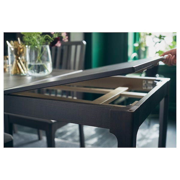 IKEA EKEDALEN Extendable table, dark brown, Min. length: 47 1/4 in, Ikea Ireland | 9804UNHEV