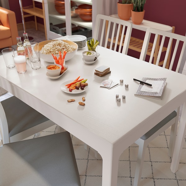 IKEA EKEDALEN extendable table, 47 1/4/70 7/8x31 1/2 in White, Ikea Ireland | 9075DMHTP