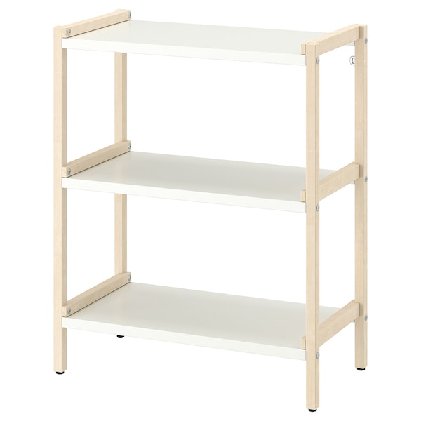 IKEA EKENABBEN open shelf unit, aspen/white, 27 1/2x13 3/8x33 7/8 in, Ikea Ireland | 1753CJMNF