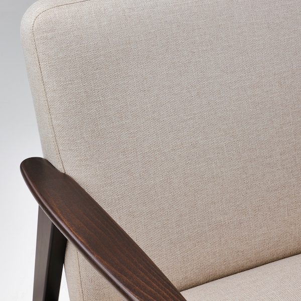 IKEA EKENÄSET armchair Kilanda Light Beige, Ikea Ireland | 4183RWGJS