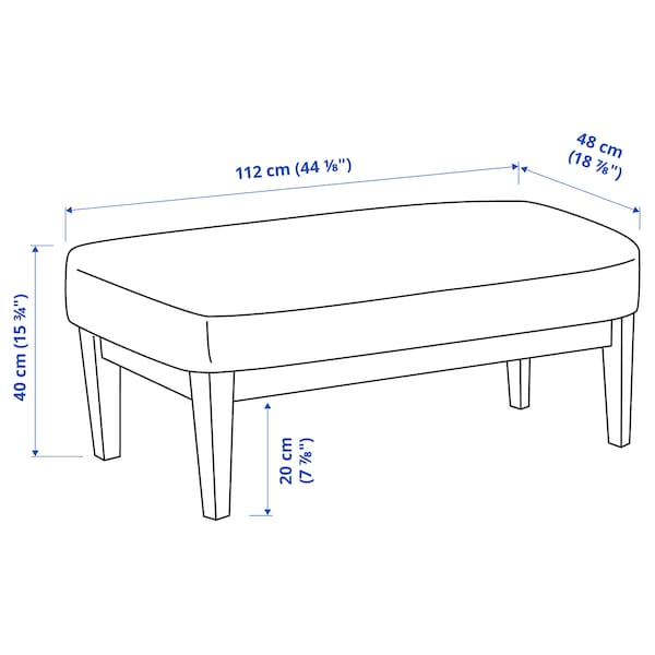 IKEA EKENÄSET bench , 44 1/8 in Jonsbyn Black, Ikea Ireland | 4867OFKNS