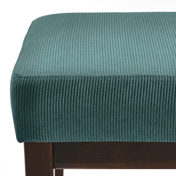 IKEA EKENÄSET bench , 44 1/8 in Kelinge Gray / Turquoise, Ikea Ireland | 7132EDLUI