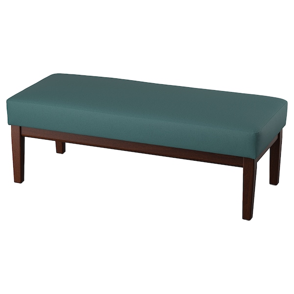 IKEA EKENÄSET bench , 44 1/8 in Kelinge Gray / Turquoise, Ikea Ireland | 7132EDLUI