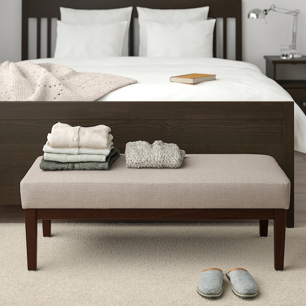 IKEA EKENÄSET bench , 44 1/8 in Kilanda Light Beige, Ikea Ireland | 1465IKMFR