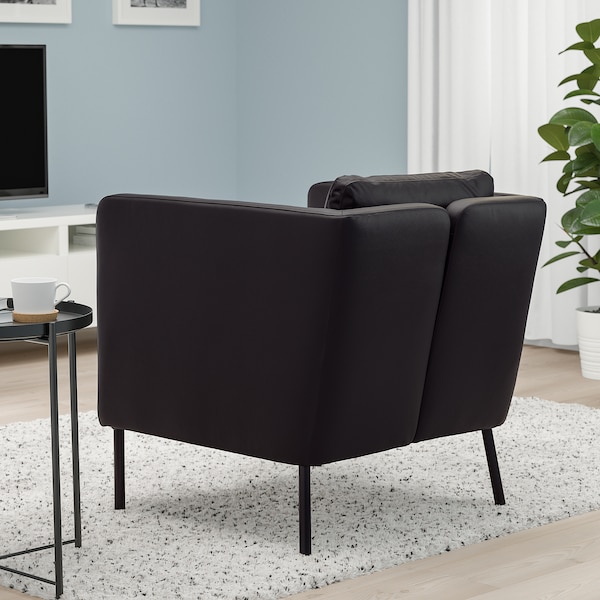 IKEA EKERÖ Armchair Bomstad Black, Ikea Ireland | 5864DCMZP
