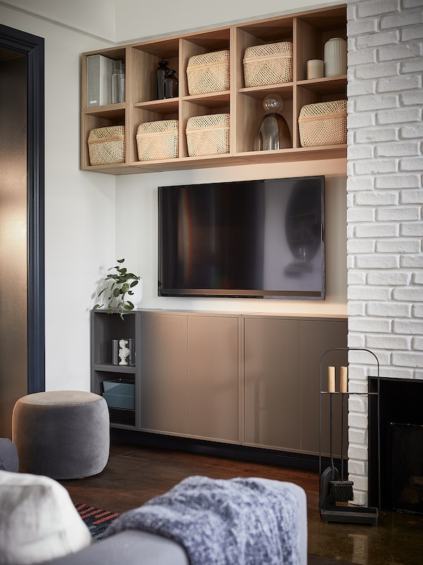 IKEA EKET Cabinet with 2 doors and shelf Dark Gray, Ikea Ireland | 9672MWGAY