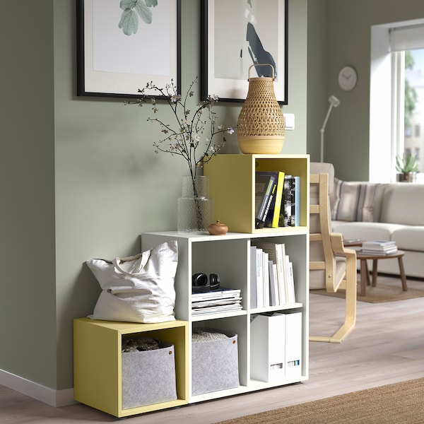 IKEA EKET cabinet, 13 3/4x13 3/4x13 3/4 in Pale Yellow, Ikea Ireland | 6832IHMDW