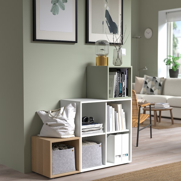 IKEA EKET cabinet, 13 3/4x13 3/4x13 3/4 in White Stained Oak Effect, Ikea Ireland | 3084CRWBX