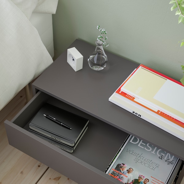 IKEA EKET cabinet with 2 drawers, dark gray, 27 1/2x13 3/4x13 3/4 in, Ikea Ireland | 9304JYMLS