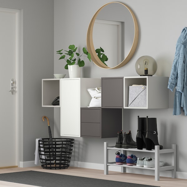 IKEA EKET cabinet with door and shelf, white, 13 3/4x13 3/4x27 1/2 in, Ikea Ireland | 4653KFATL