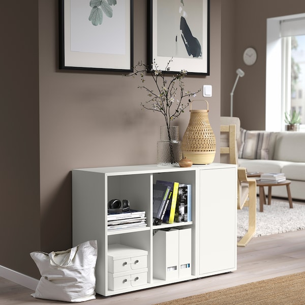 IKEA EKET storage combination with feet, 41 3/8x13 3/4x28 3/8 in White, Ikea Ireland | 8952EPNYV