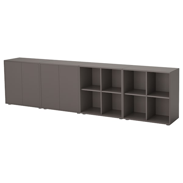 IKEA EKET storage combination with feet, 110 1/4x13 3/4x28 3/8 in Dark Gray, Ikea Ireland | 3698BGHSJ