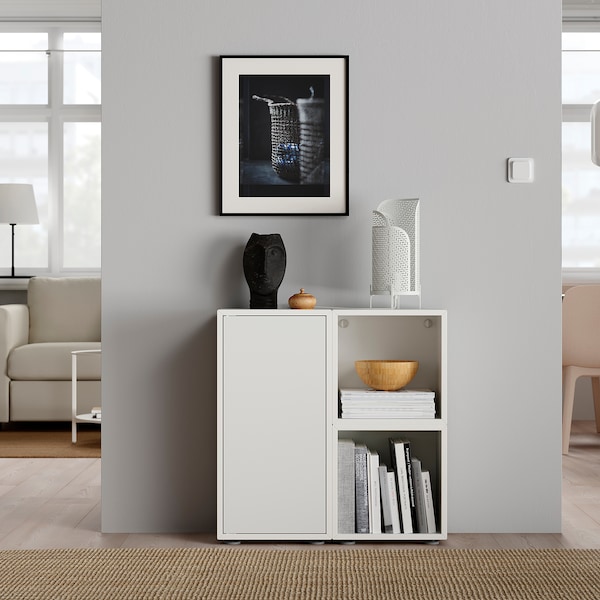 IKEA EKET storage combination with feet, 27 1/2x13 3/4x28 3/8 in White, Ikea Ireland | 4023FEKZT