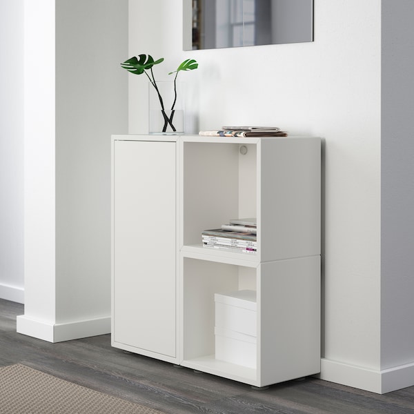 IKEA EKET storage combination with feet, 27 1/2x13 3/4x28 3/8 in White, Ikea Ireland | 4023FEKZT