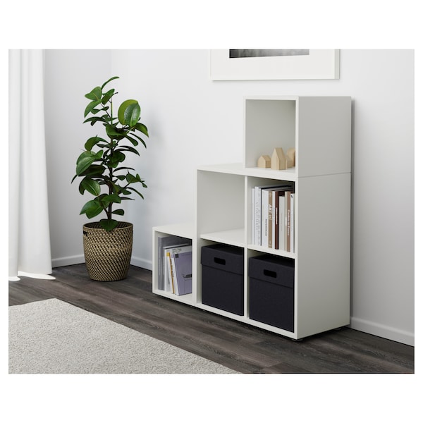 IKEA EKET storage combination with feet, 41 3/8x13 3/4x42 1/8 in White, Ikea Ireland | 1968VYGCE