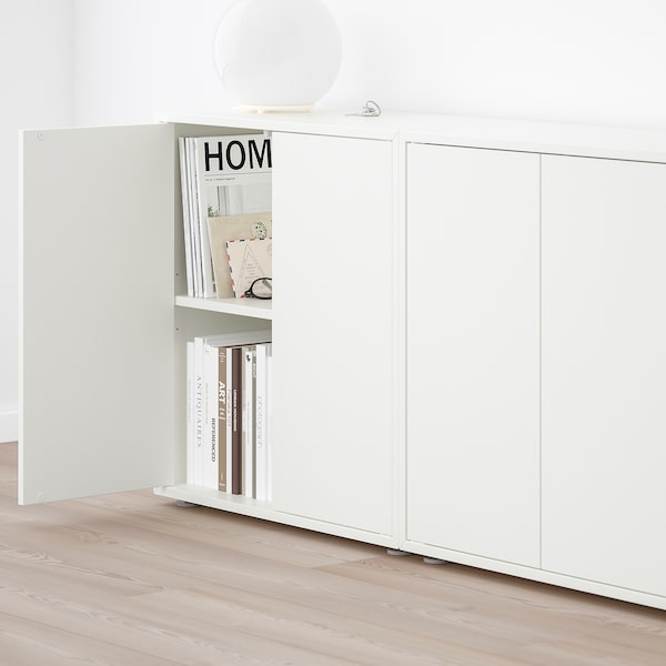 IKEA EKET storage combination with feet, 110 1/4x13 3/4x28 3/8 in White, Ikea Ireland | 2549YGBIQ