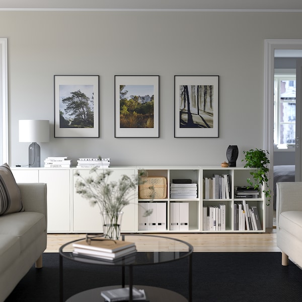 IKEA EKET storage combination with feet, 110 1/4x13 3/4x28 3/8 in White, Ikea Ireland | 2549YGBIQ