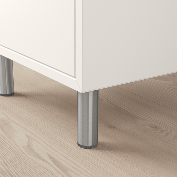 IKEA EKET storage combination with legs, 13 3/4x13 3/4x31 1/2 in White / White Stained Oak Effect, Ikea Ireland | 6308ACLBF