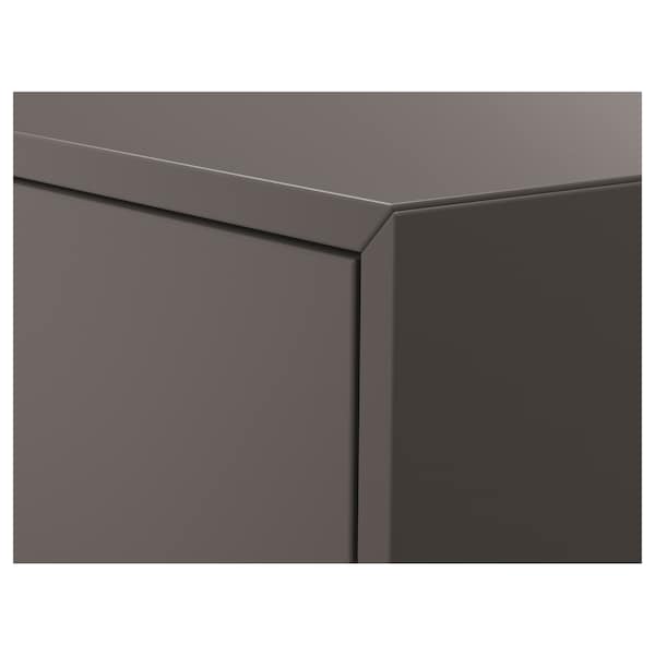IKEA EKET storage combination with legs, 13 3/4x13 3/4x31 1/2 in Dark Gray Pale Yellow / Metal, Ikea Ireland | 0471IVODX