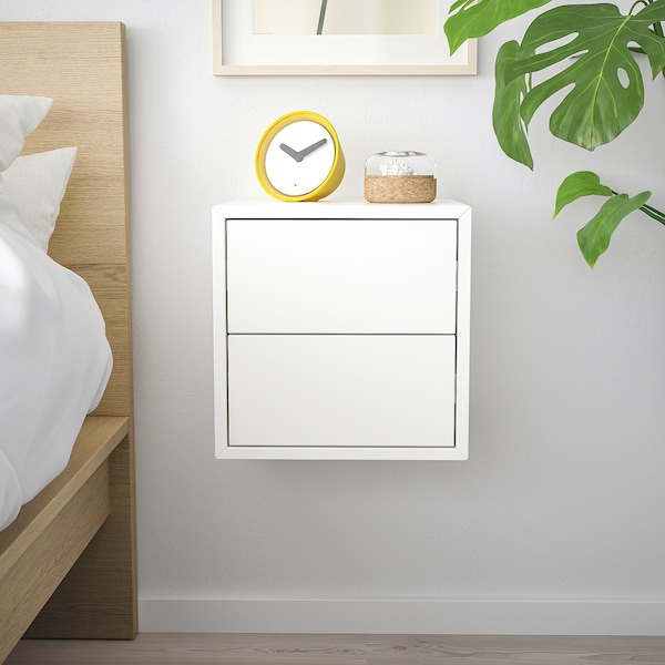 IKEA EKET wall cabinet with 2 drawers, 13 3/4x13 3/4x13 3/4 in White, Ikea Ireland | 1803UNXOC