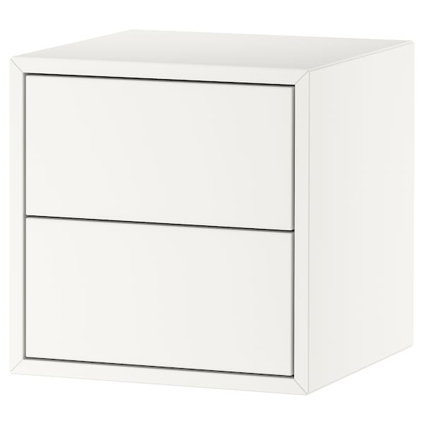 IKEA EKET wall cabinet with 2 drawers, 13 3/4x13 3/4x13 3/4 in White, Ikea Ireland | 1803UNXOC