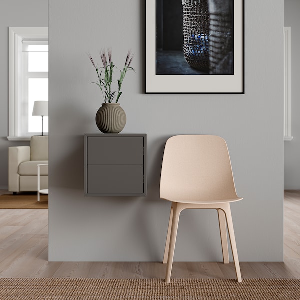 IKEA EKET wall cabinet with 2 drawers, 13 3/4x13 3/4x13 3/4 in Dark Gray, Ikea Ireland | 2031GSYAT