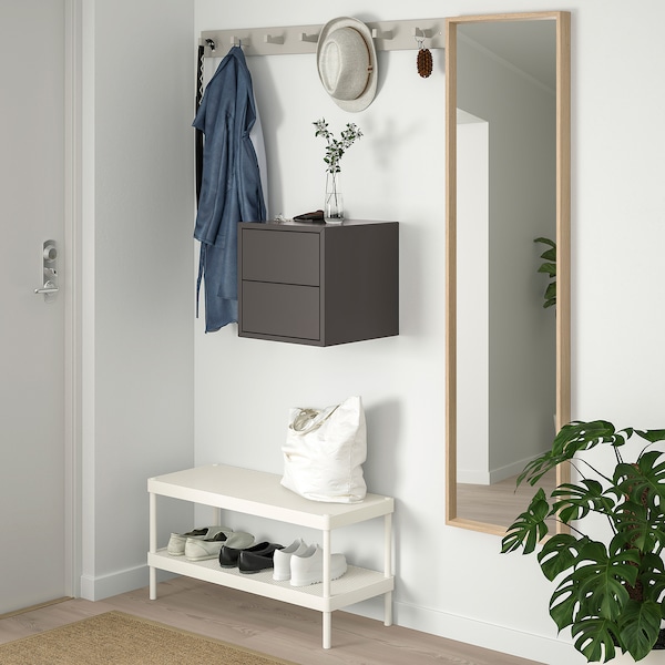 IKEA EKET wall cabinet with 2 drawers, 13 3/4x13 3/4x13 3/4 in Dark Gray, Ikea Ireland | 2031GSYAT