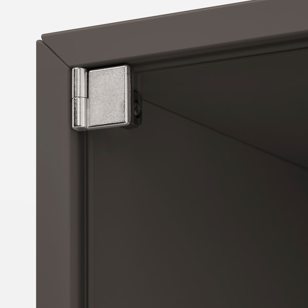 IKEA EKET wall cabinet with glass door, 13 3/4x9 7/8x13 3/4 in Dark Gray, Ikea Ireland | 3710GNEOK
