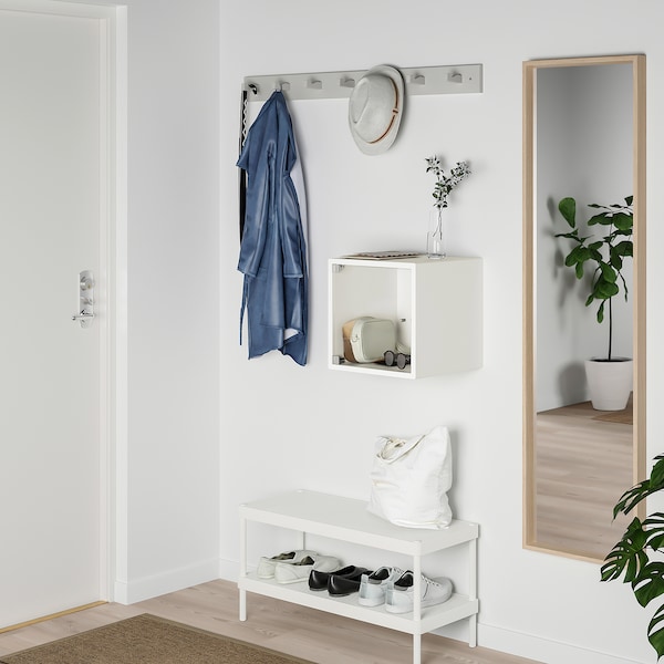 IKEA EKET wall cabinet with glass door, 13 3/4x13 3/4x13 3/4 in White, Ikea Ireland | 6758TXHVW