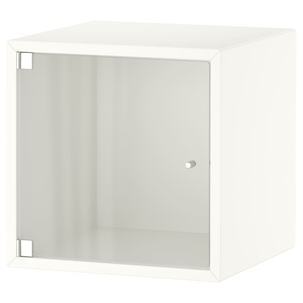 IKEA EKET wall cabinet with glass door, 13 3/4x13 3/4x13 3/4 in White, Ikea Ireland | 6758TXHVW
