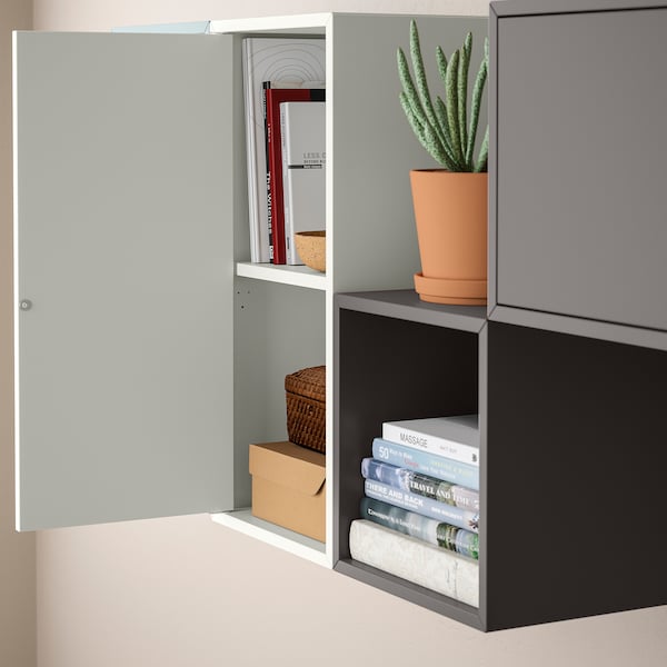 IKEA EKET wall-mounted cabinet combination, 68 7/8x13 3/4x27 1/2 in White / Multicolor, Ikea Ireland | 1524OYJWP