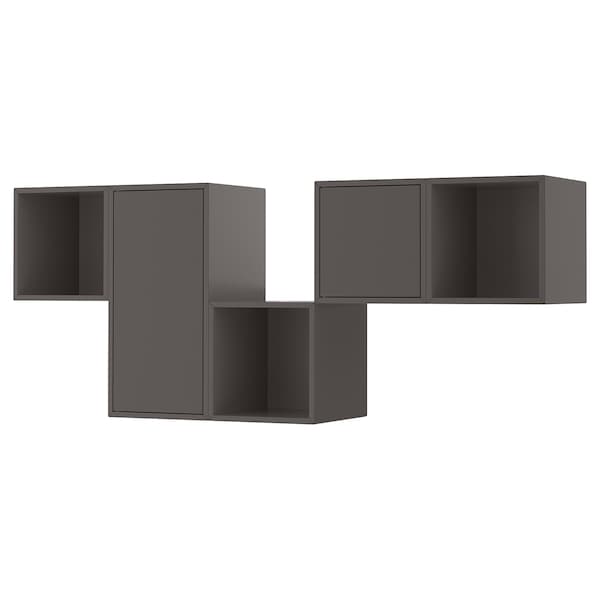 IKEA EKET wall-mounted cabinet combination, 68 7/8x13 3/4x27 1/2 in Dark Gray, Ikea Ireland | 0328SFNMP