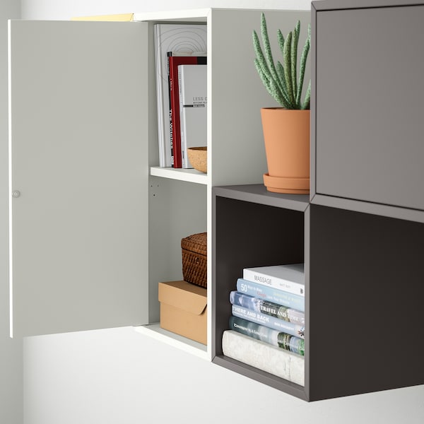 IKEA EKET wall-mounted cabinet combination, 68 7/8x13 3/4x27 1/2 in White / Multicolor, Ikea Ireland | 6189LKDQW
