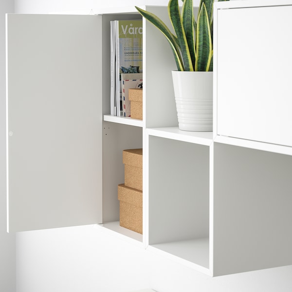 IKEA EKET wall-mounted cabinet combination, 68 7/8x13 3/4x27 1/2 in White, Ikea Ireland | 4261XIJFS
