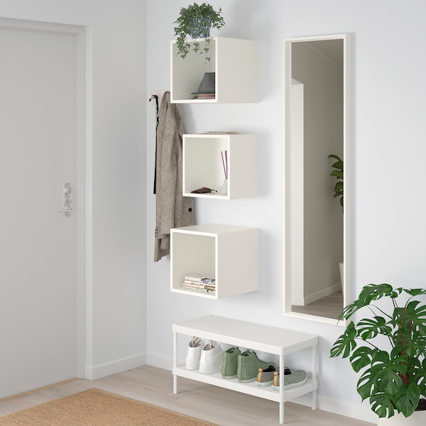 IKEA EKET wall-mounted cabinet combination, 41 3/8x13 3/4x27 1/2 in White, Ikea Ireland | 5364QRGDT
