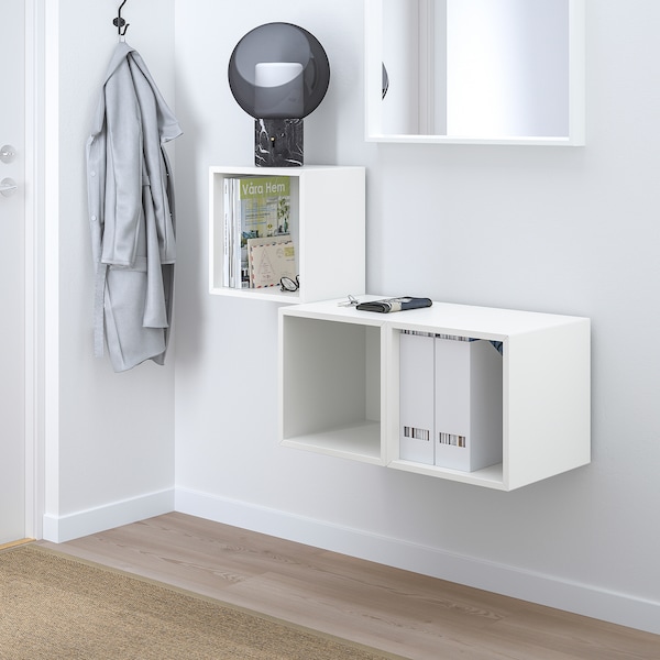 IKEA EKET wall-mounted cabinet combination, 41 3/8x13 3/4x27 1/2 in White, Ikea Ireland | 5364QRGDT