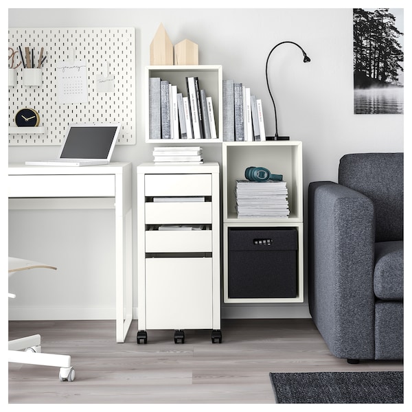 IKEA EKET wall-mounted cabinet combination, 41 3/8x13 3/4x27 1/2 in White, Ikea Ireland | 5364QRGDT