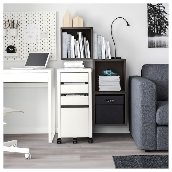 IKEA EKET wall-mounted cabinet combination, 41 3/8x13 3/4x27 1/2 in Dark Gray, Ikea Ireland | 4915VAUHS
