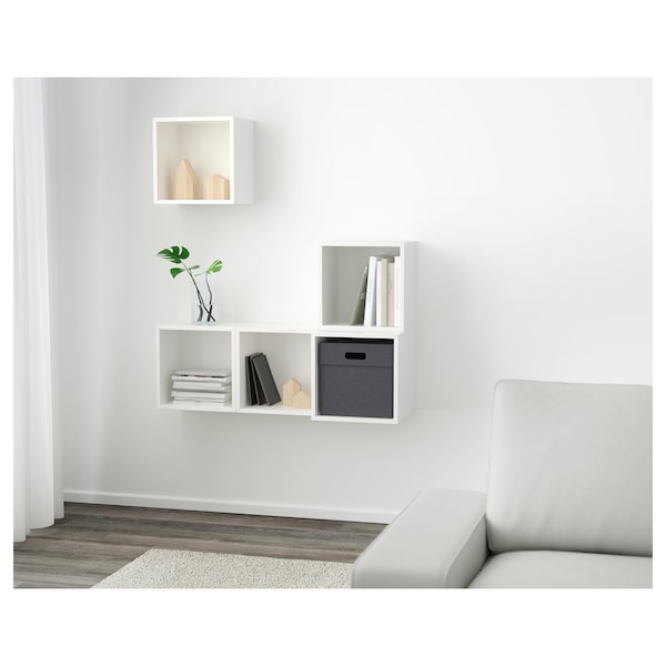 IKEA EKET wall-mounted cabinet combination, 41 3/8x13 3/4x47 1/4 in White, Ikea Ireland | 3065IHNYS
