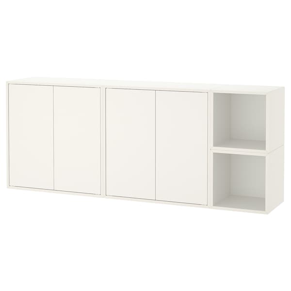 IKEA EKET wall-mounted cabinet combination, 68 7/8x13 3/4x27 1/2 in White, Ikea Ireland | 1870BFDYS