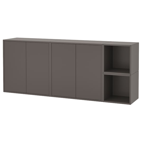 IKEA EKET wall-mounted cabinet combination, 68 7/8x13 3/4x27 1/2 in Dark Gray, Ikea Ireland | 1352NSRDC
