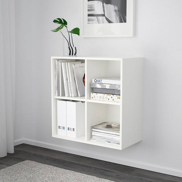 IKEA EKET wall-mounted shelf unit, 27 1/2x13 3/4x27 1/2 in White, Ikea Ireland | 2709CIPYT