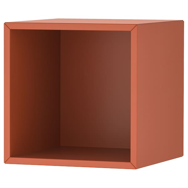IKEA EKET wall-mounted shelving uni, 13 3/4x13 3/4x13 3/4 in Red / Brown, Ikea Ireland | 7984PMARY