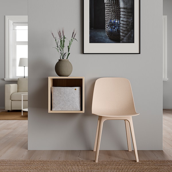 IKEA EKET wall-mounted shelving unit, 13 3/4x13 3/4x13 3/4 in White Stained Oak Effect, Ikea Ireland | 6395JIPHE