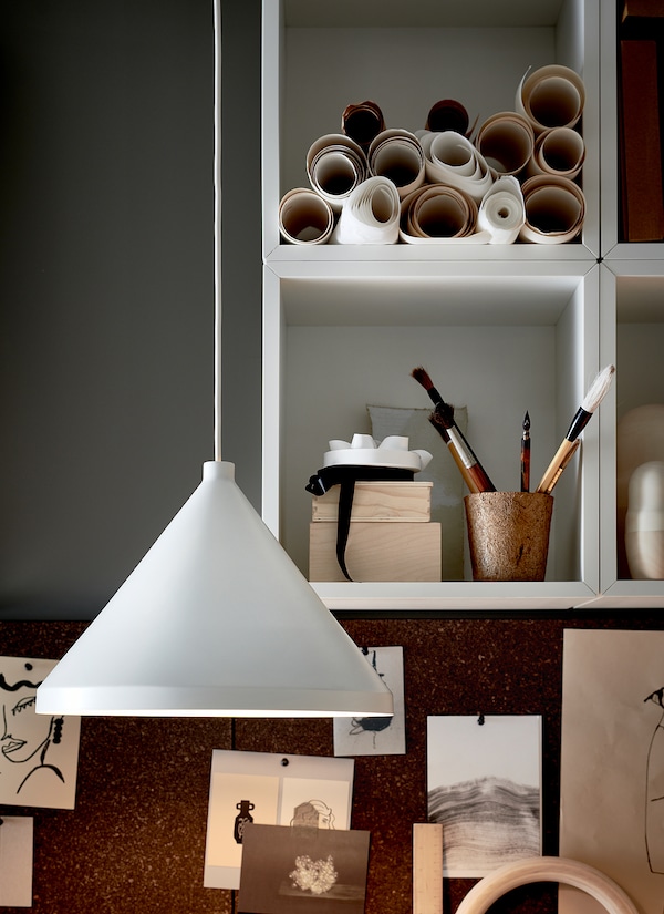 IKEA EKET wall-mounted shelving unit, 13 3/4x9 7/8x13 3/4 in White, Ikea Ireland | 0412LAPSF