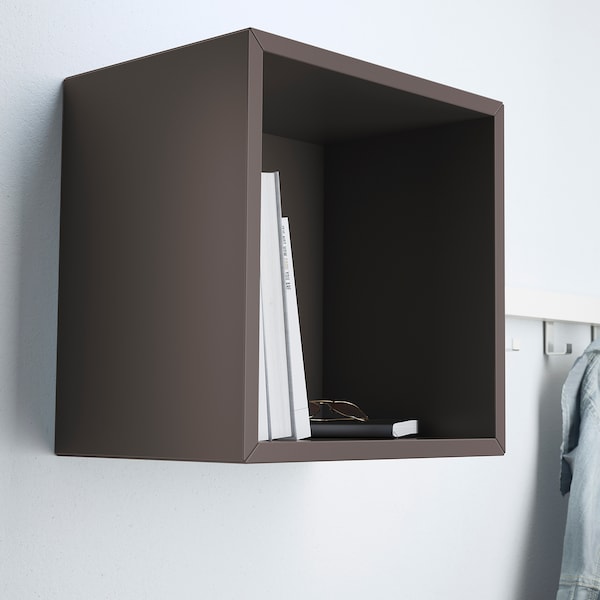 IKEA EKET wall-mounted shelving unit, 13 3/4x9 7/8x13 3/4 in Dark Gray, Ikea Ireland | 0512NPGJB