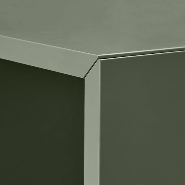 IKEA EKET wall-mounted shelving unit, 13 3/4x13 3/4x13 3/4 in Gray / Green, Ikea Ireland | 9521NVMZT