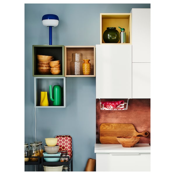 IKEA EKET wall-mounted shelving unit, 13 3/4x13 3/4x13 3/4 in Pale Yellow, Ikea Ireland | 5083WXTVS