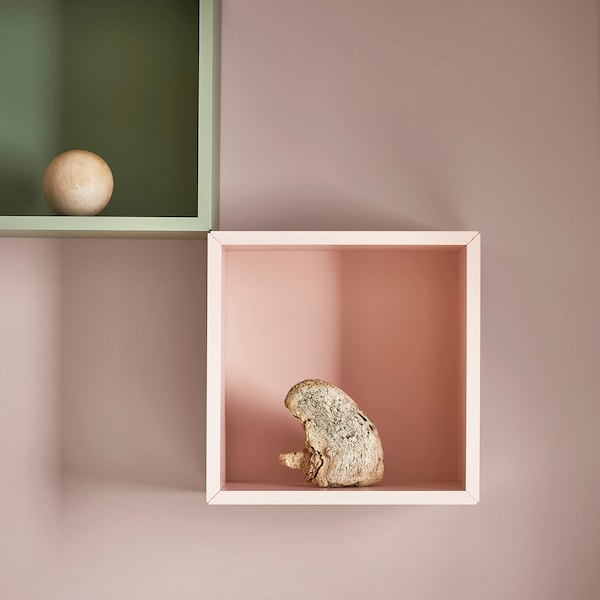 IKEA EKET wall-mounted shelving unit, 13 3/4x13 3/4x13 3/4 in Pale Pink, Ikea Ireland | 3124RZQNP