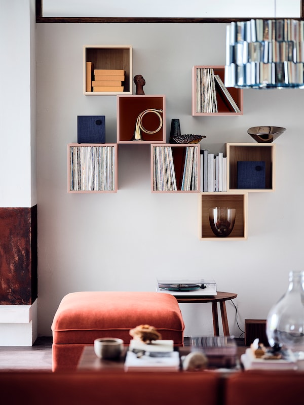 IKEA EKET wall-mounted shelving unit, 13 3/4x13 3/4x13 3/4 in Pale Pink, Ikea Ireland | 3124RZQNP